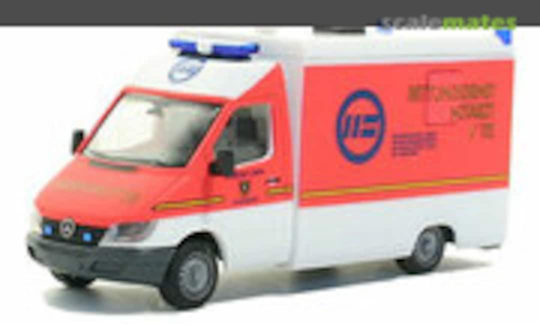 1:87 Mercedes Benz Sprinter RTW Rettungsdienst Lübeck (Herpa 046947)