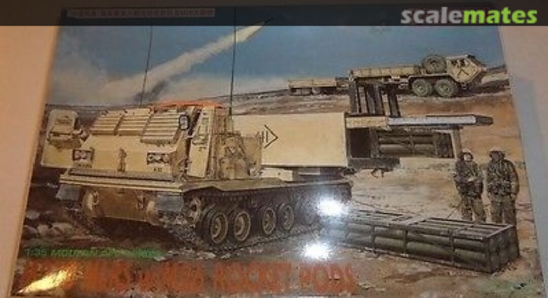 Boxart M270 MLRS w/M26 Rocket Pods 3523 Dragon Boxart M270 MLRS w/M26 Rocket Pods 3523 Dragon
