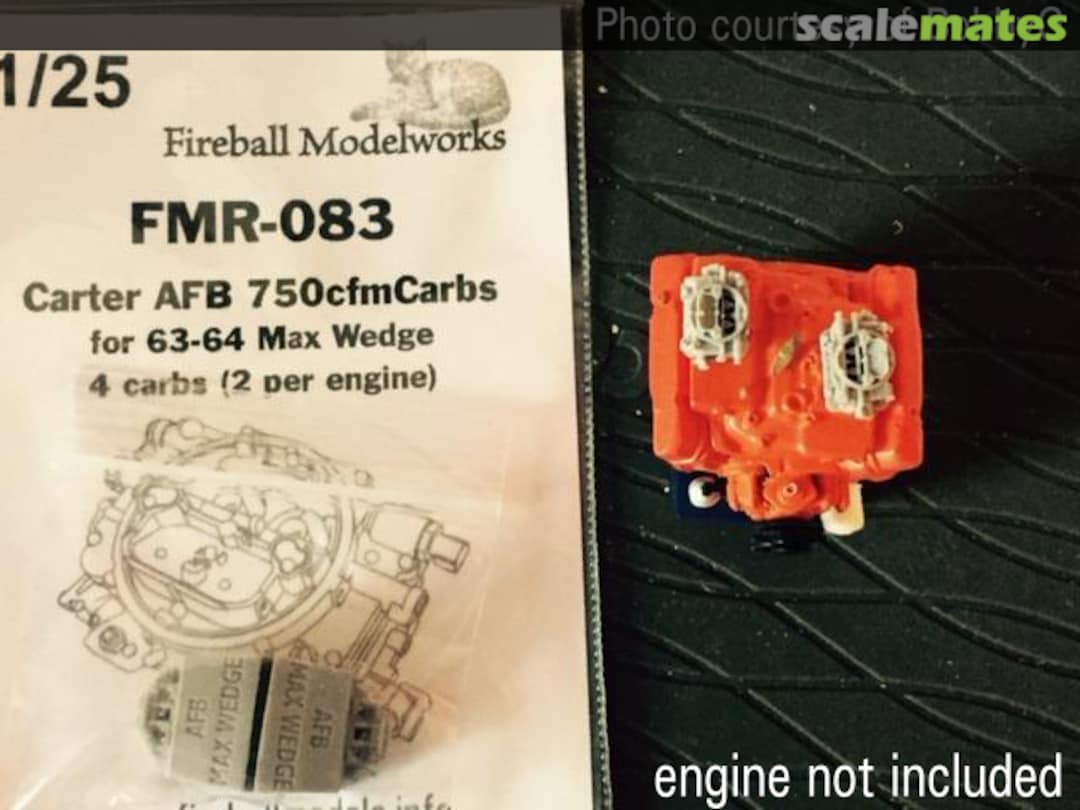 Boxart Carter AFB 750 cfm Carbs FMR-083 Fireball Modelworks