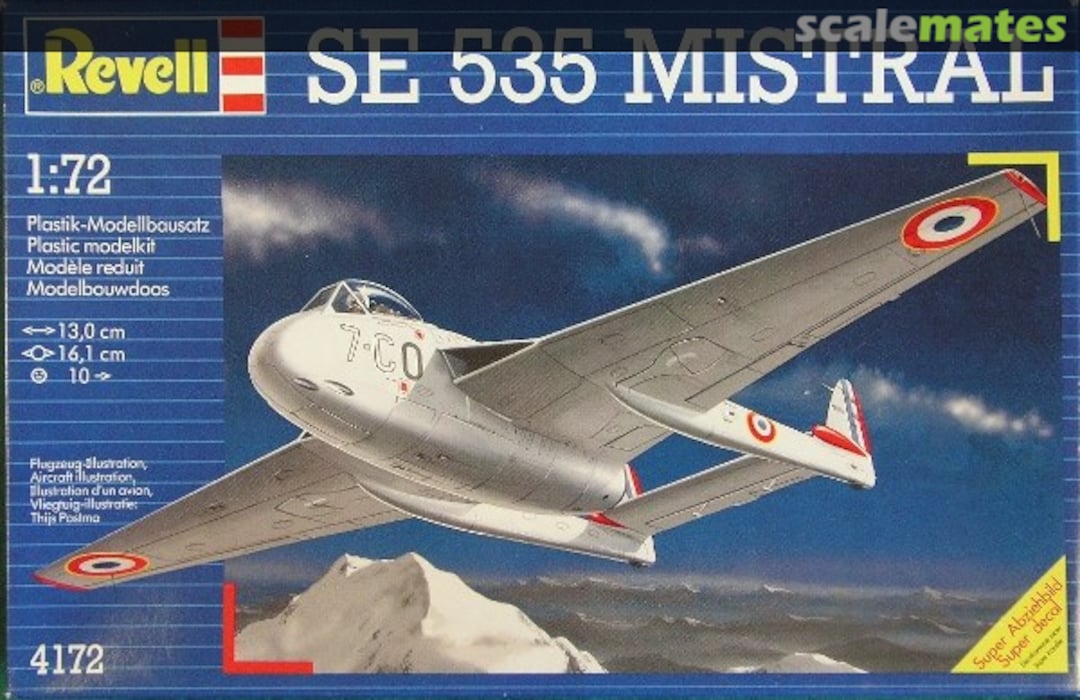 Boxart SE 535 Mistral 4172 Revell Boxart SE 535 Mistral 4172 Revell