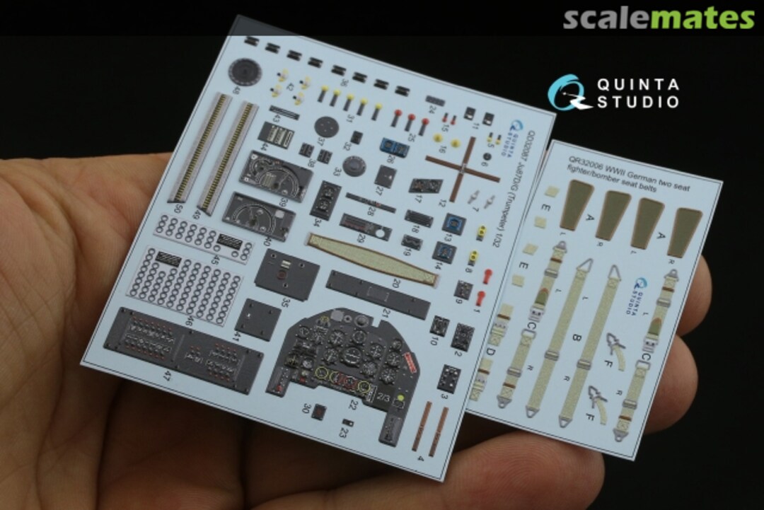 Contents Ju 87D/G interior 3D decals QD32087 Quinta Studio Contents Ju 87D/G interior 3D decals QD32087 Quinta Studio