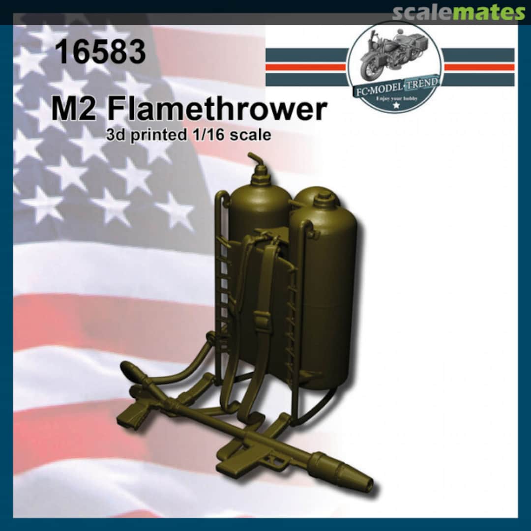 Boxart U.S. M2 flamethrower (1:16) 16583 FC Model Trend Boxart U.S. M2 flamethrower (1:16) 16583 FC Model Trend