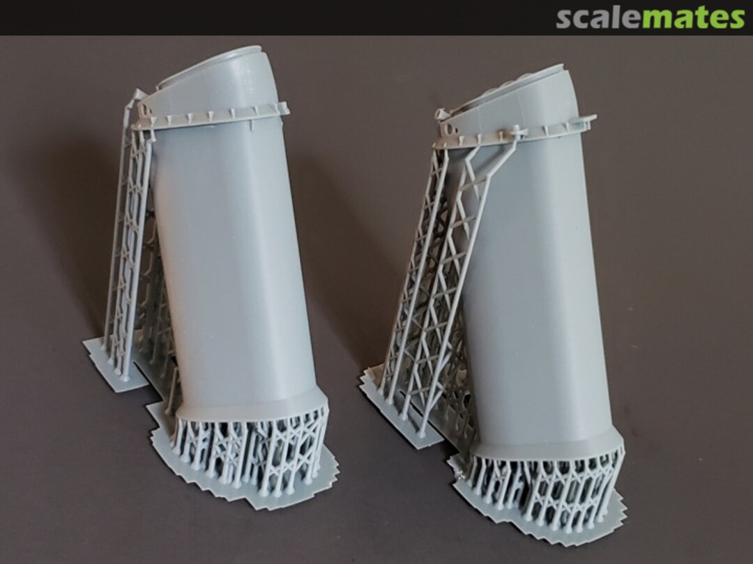 Boxart USS North Carolina BB-55 and USS Washington BB-56 Funnels 200-BB55 Funnels-2 Model Monkey Boxart USS North Carolina BB-55 and USS Washington BB-56 Funnels 200-BB55 Funnels-2 Model Monkey