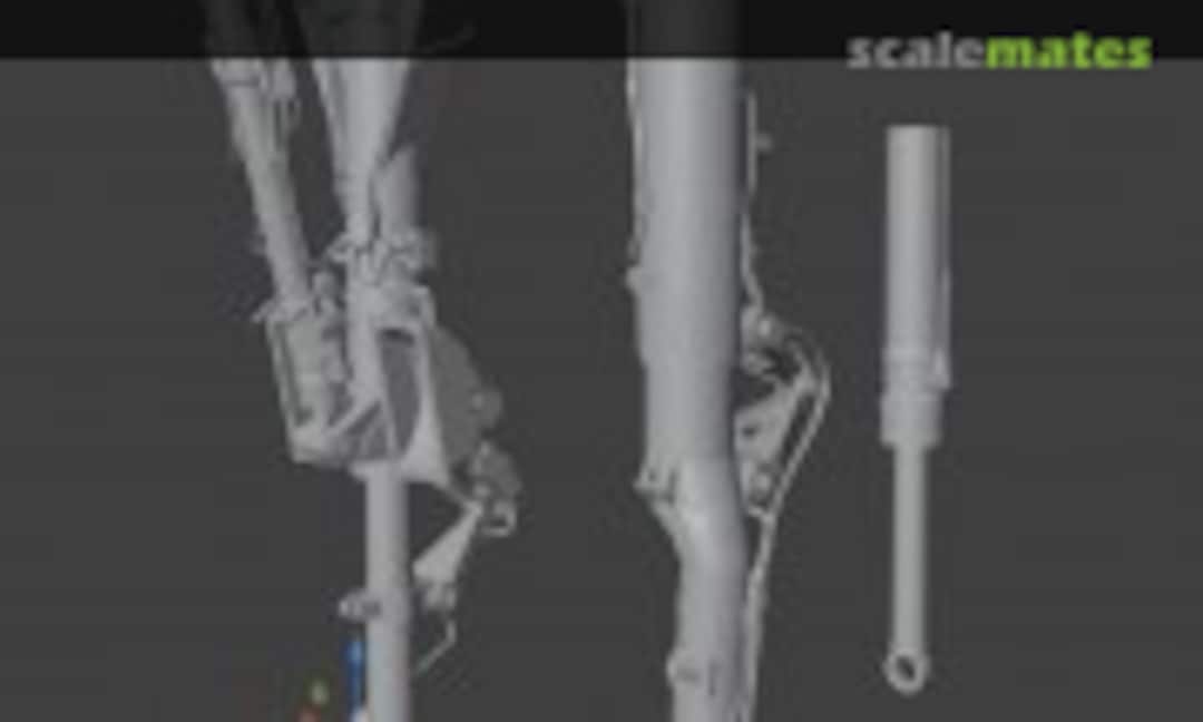 1:48 Mirage 2000 landing gear (Aircraftmodeler 002) 002