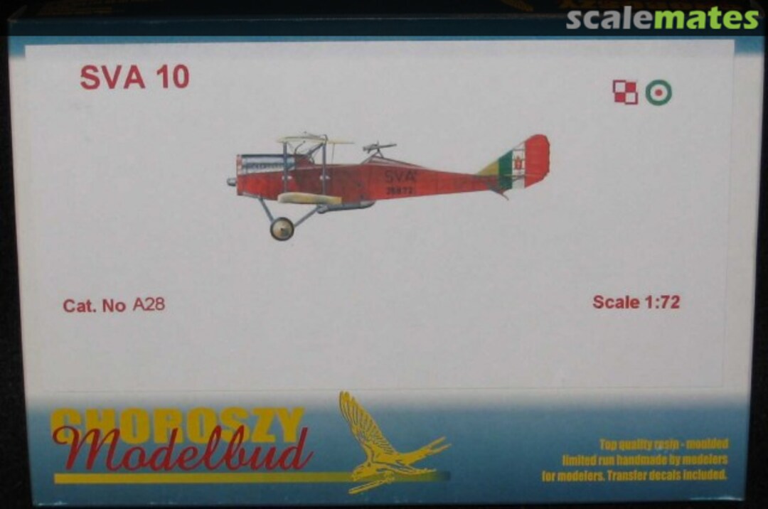 Boxart Ansaldo SVA 10 A28 Choroszy Modelbud