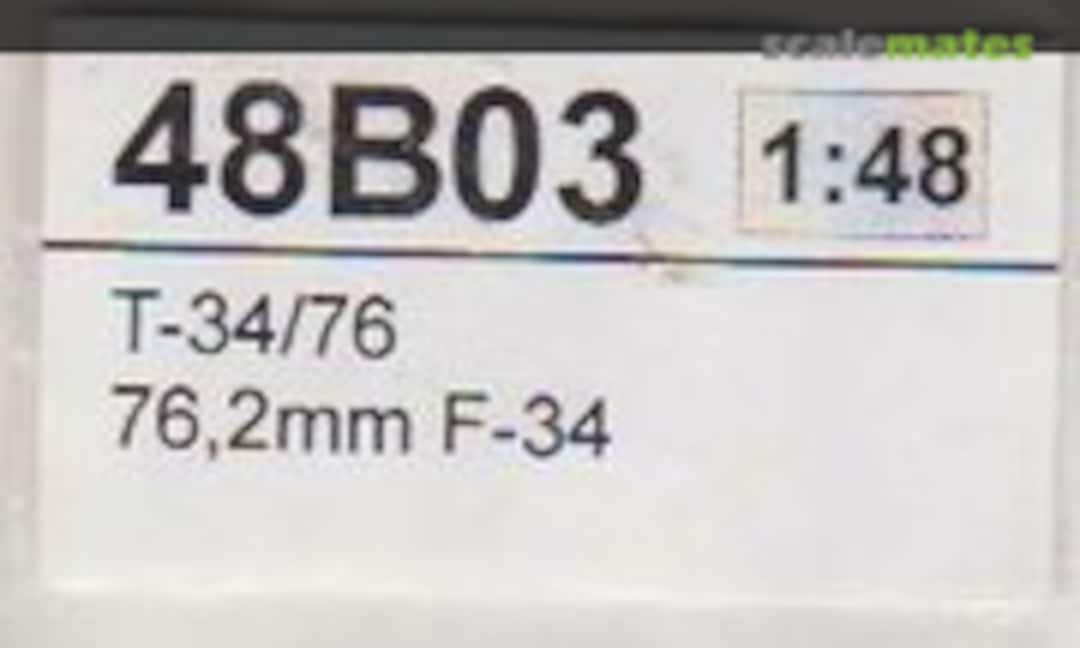 1:48 T-34/76 76,2mm F-34 (RB Model 48B03)