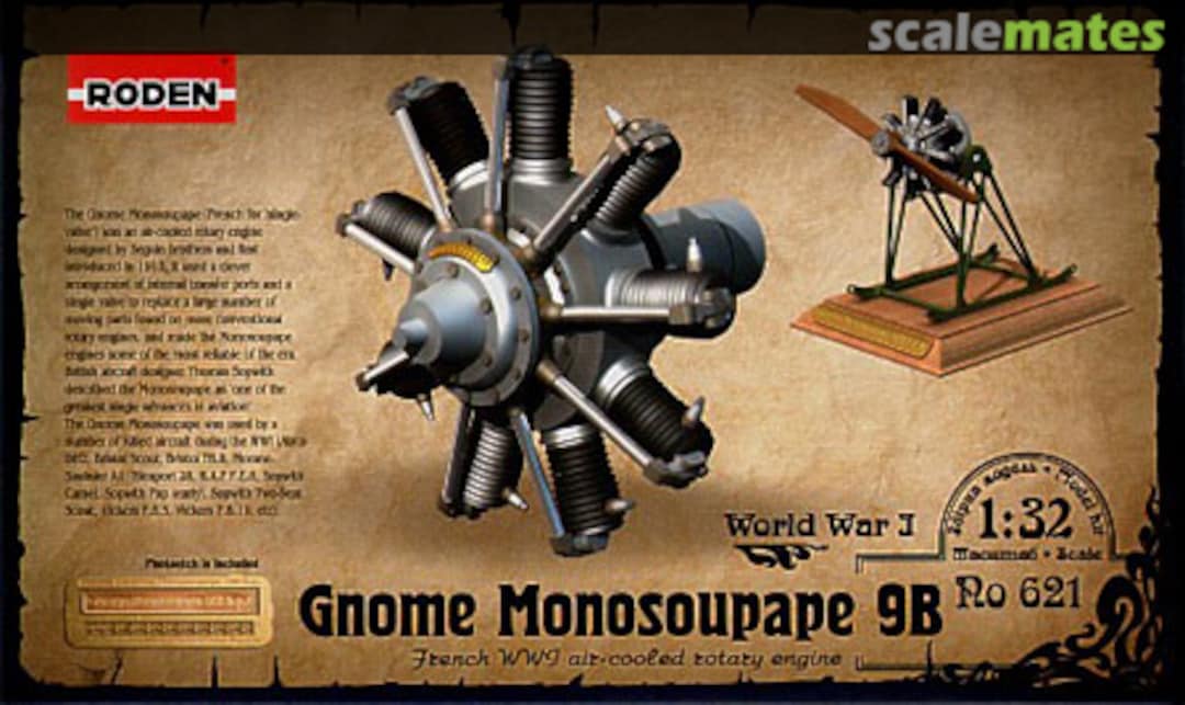 Boxart Gnome Monosoupape 9B 621 Roden Boxart Gnome Monosoupape 9B 621 Roden