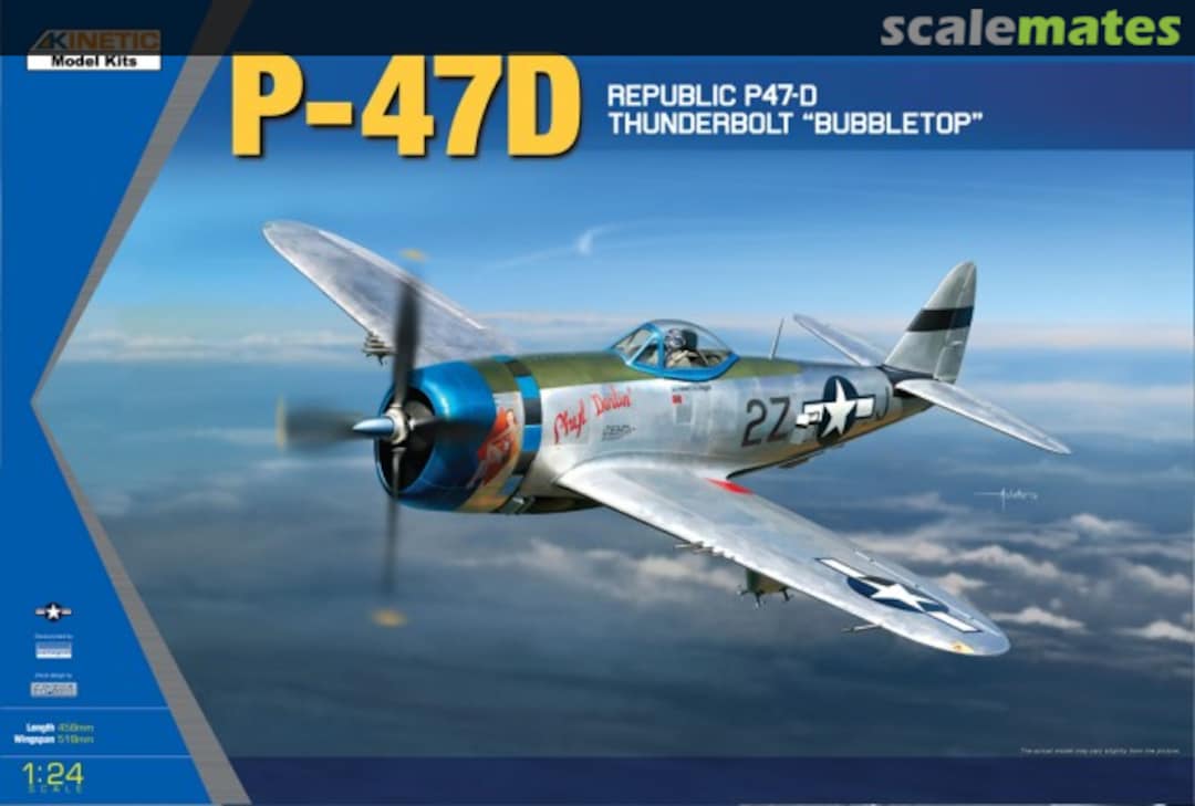 Boxart P-47D Thunderbolt "Bubbletop" K3207 Kinetic