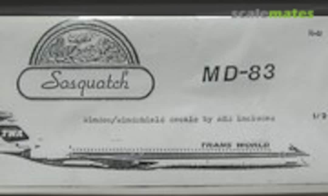 1:200 McDonnell Douglas MD-83 (Sasquatch SQ-12)