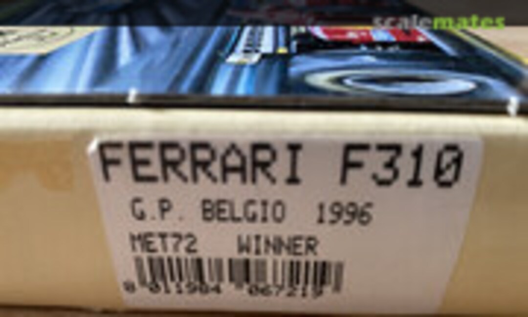 1:43 Ferrari F310 G.P. Belgio 1996 (BBR MET72)