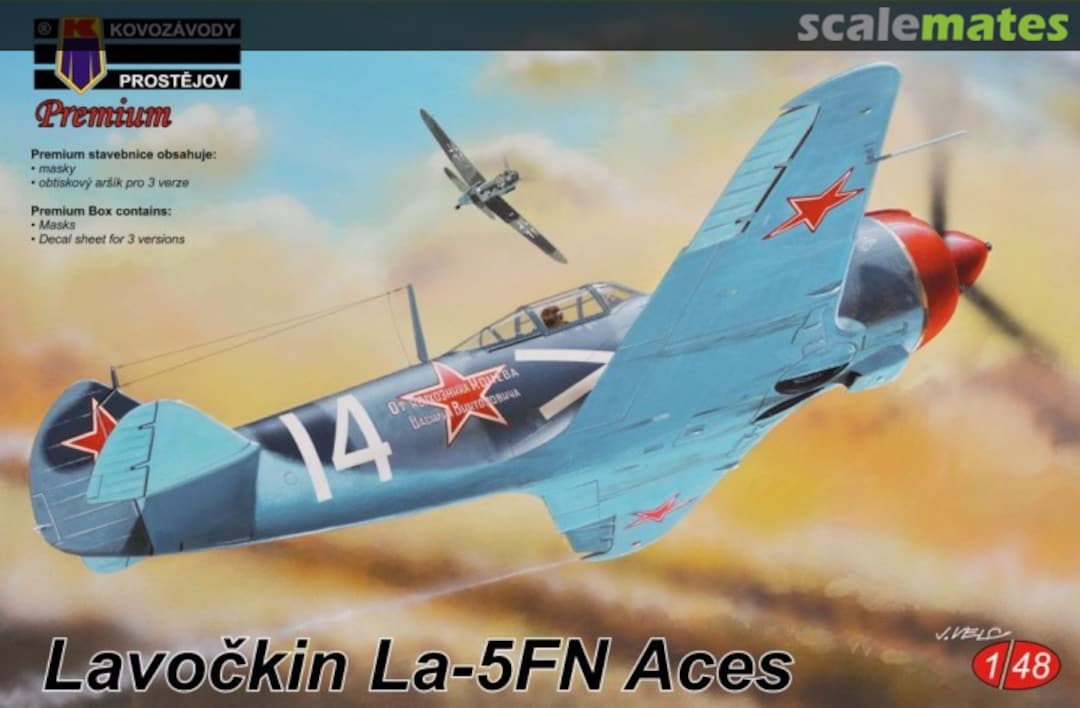 Boxart Lavochkin La-5FN KPM4807 Kovozávody Prostějov Boxart Lavochkin La-5FN KPM4807 Kovozávody Prostějov