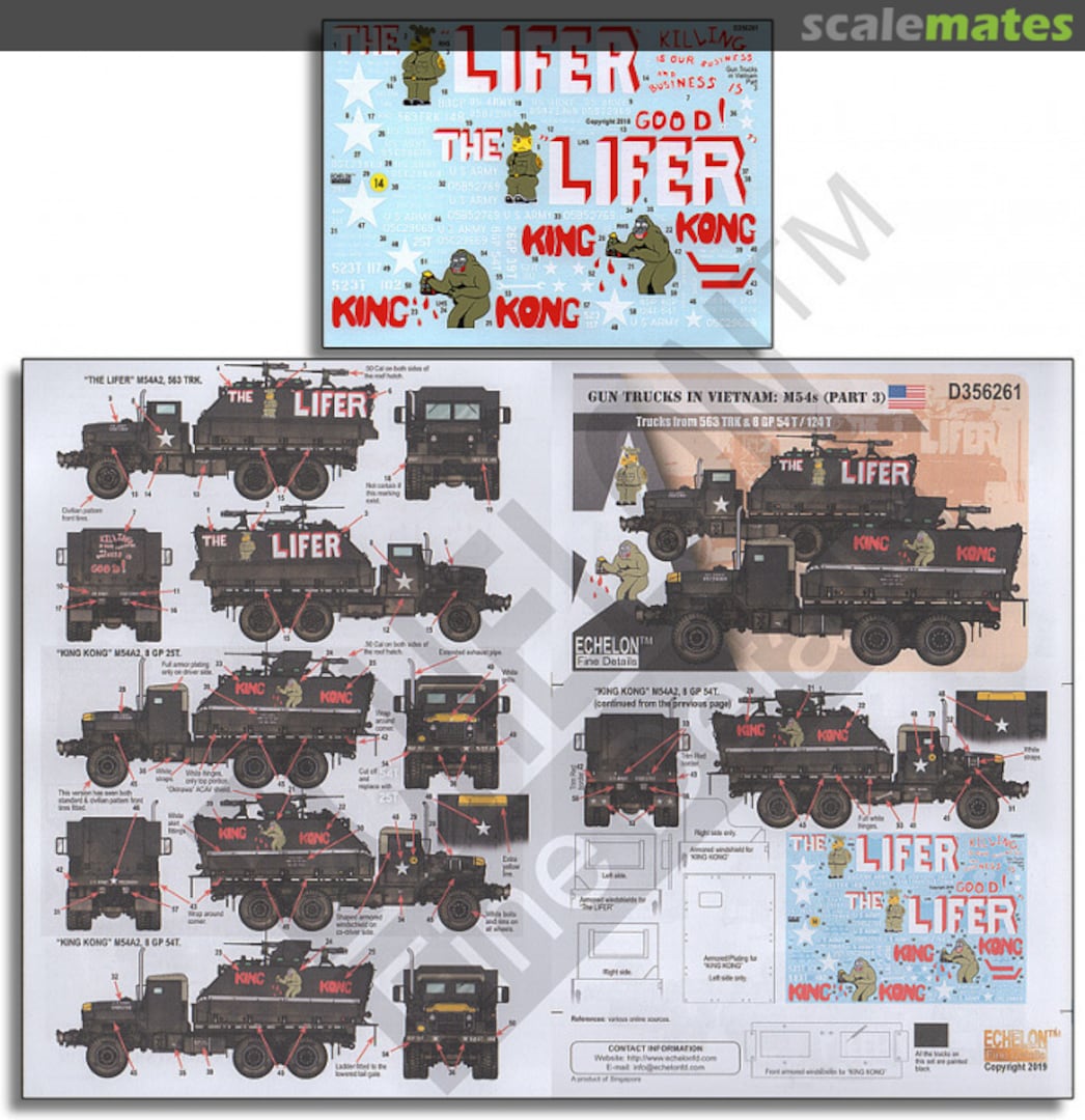 Boxart Gun Trucks in Vietnam: M54 (Part 3) D356261 Echelon Fine Details