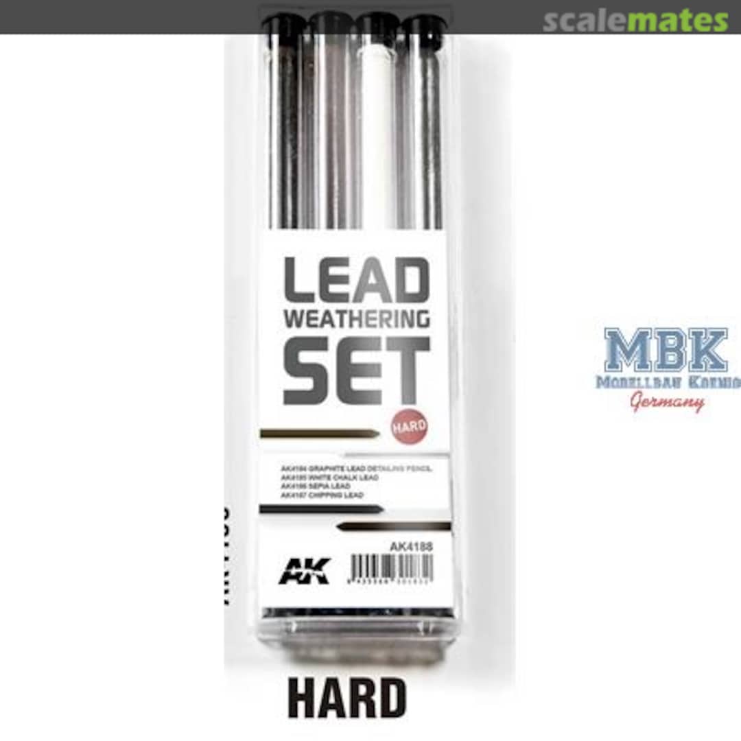 Boxart Lead Weathering Set - Hard AK 4188 AK Interactive Boxart Lead Weathering Set - Hard AK 4188 AK Interactive