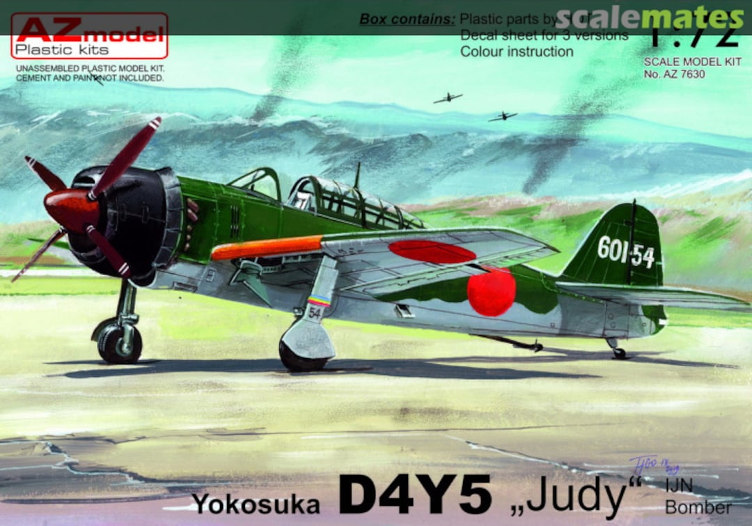 Boxart Yokosuka D4Y5 Judy 'IJN Bomber' AZ7630 AZmodel Boxart Yokosuka D4Y5 Judy 'IJN Bomber' AZ7630 AZmodel