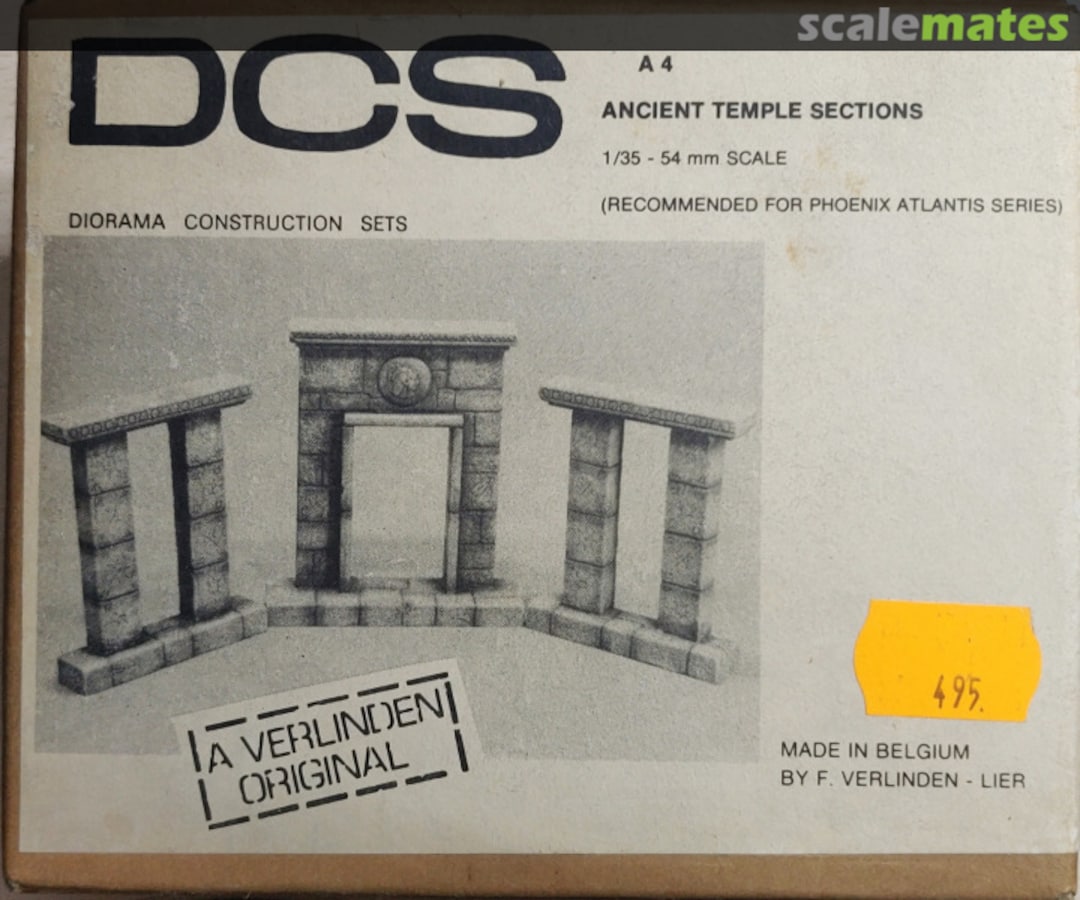 Boxart Ancient Temple Sections DCS-Diorama Construction Sets A4 Verlinden Productions Boxart Ancient Temple Sections DCS-Diorama Construction Sets A4 Verlinden Productions
