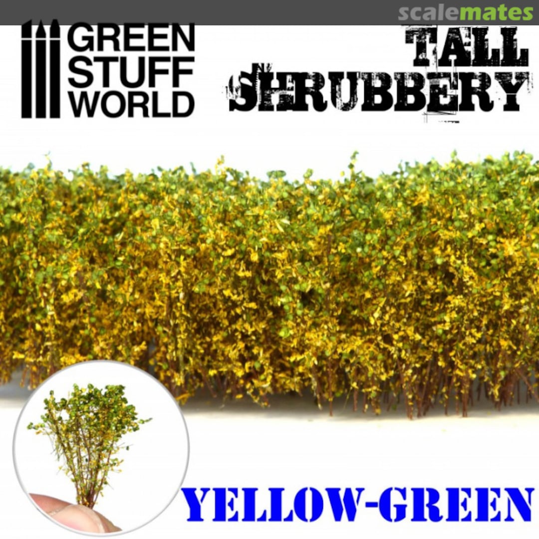 Contents Tall Shrubbery - Yellow-Green 9926 Green Stuff World Contents Tall Shrubbery - Yellow-Green 9926 Green Stuff World