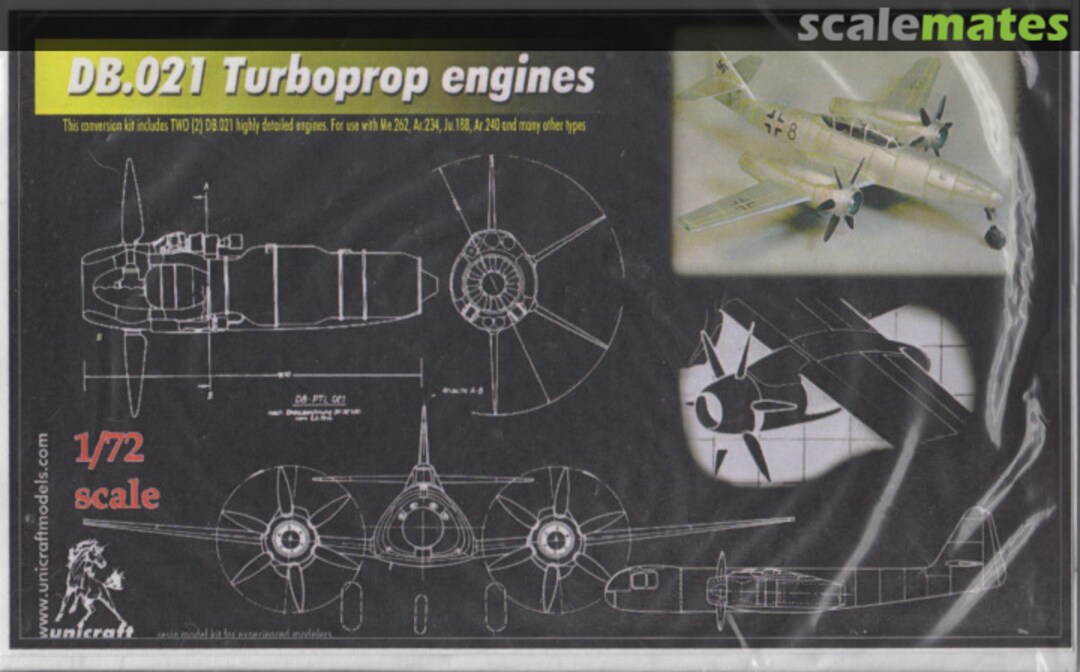 Boxart DB.021 turboprop engines DB.021- Unicraft Models Boxart DB.021 turboprop engines DB.021- Unicraft Models