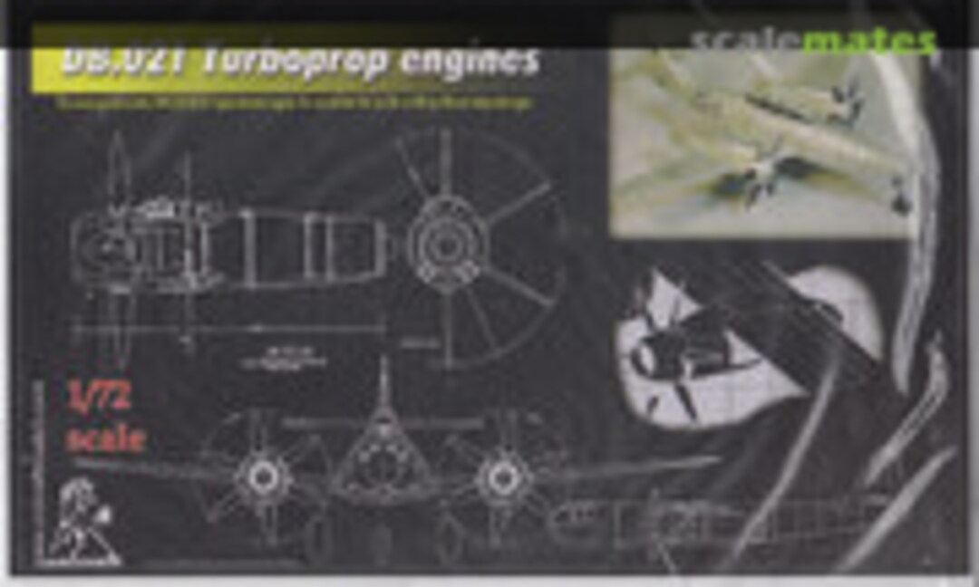 1:72 DB.021 turboprop engines (Unicraft Models DB.021-) DB.021-