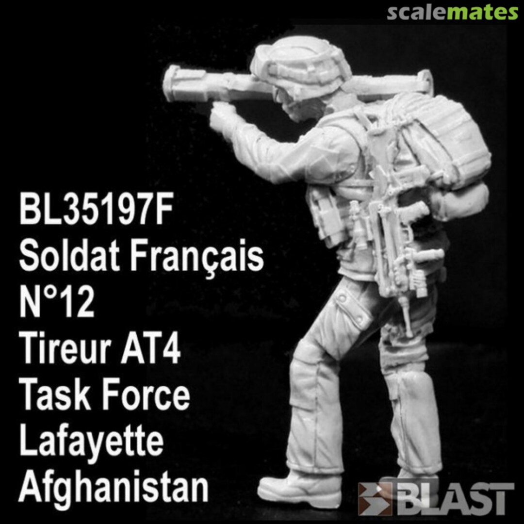 Boxart Soldat Français n°12 Tireur AT4 Task Force Lafayette Afghanistan BL35197F Blast Models Boxart Soldat Français n°12 Tireur AT4 Task Force Lafayette Afghanistan BL35197F Blast Models