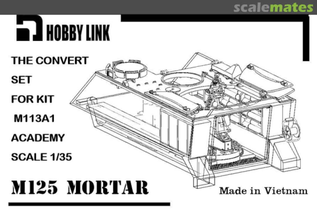 Boxart M125 Mortar conversion set HL0207 Hobby Link Boxart M125 Mortar conversion set HL0207 Hobby Link
