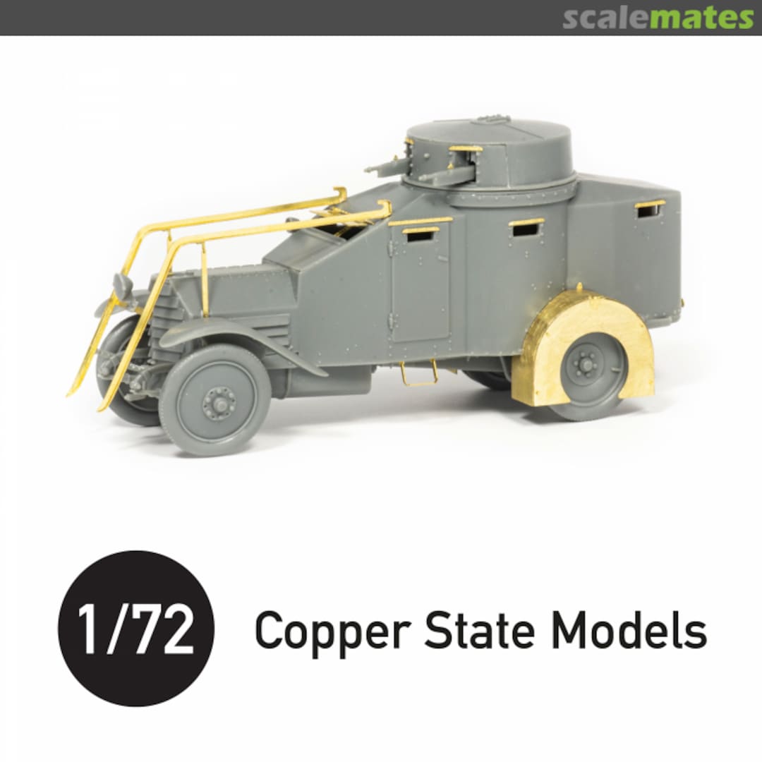 Boxart Italian armoured car 1ZM Detail set GH-A72001 Gas Hans Boxart Italian armoured car 1ZM Detail set GH-A72001 Gas Hans