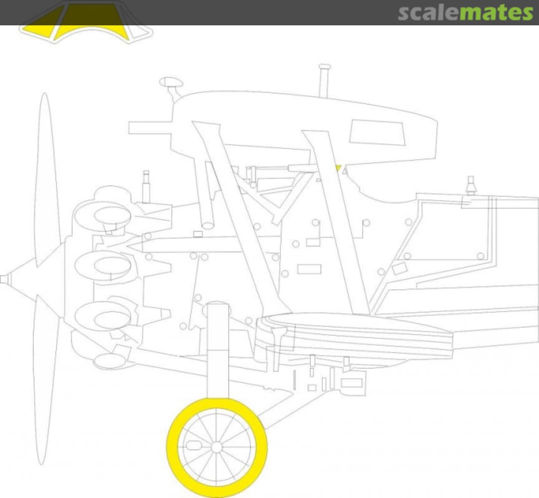 Boxart Bulldog Mk.II masks EX1066 Eduard Boxart Bulldog Mk.II masks EX1066 Eduard