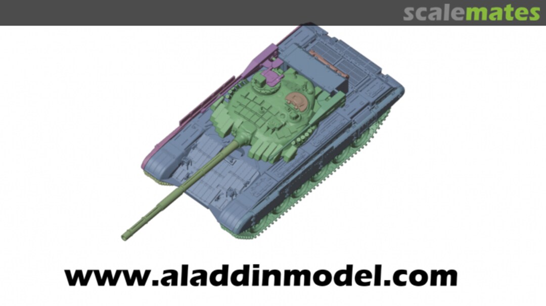 Boxart T-72M2 Moderna 00168 Aladdin Model Boxart T-72M2 Moderna 00168 Aladdin Model