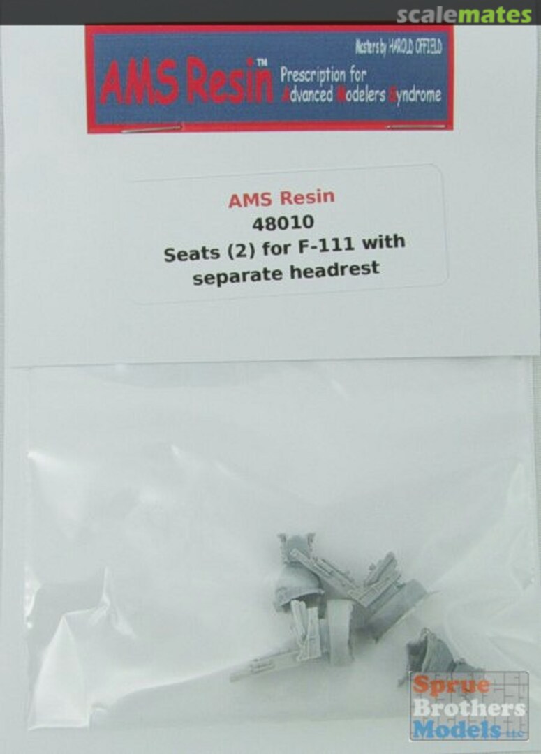 Boxart General Dynamics F-111 Ardvark seats 48010 AMS Resin