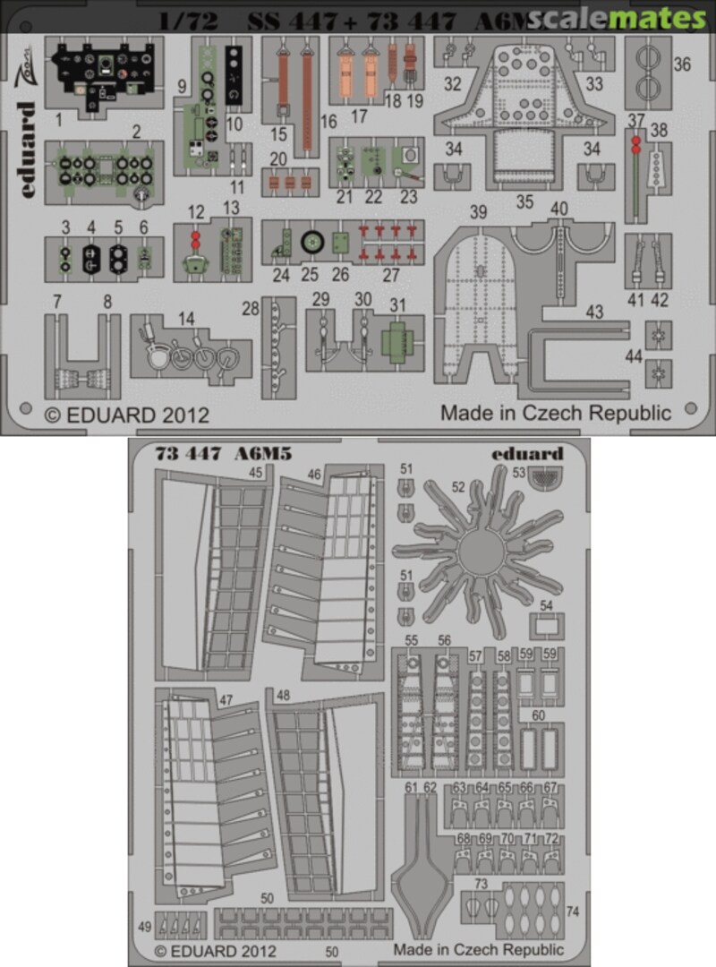 Boxart A6M5 Zero 73447 Eduard Boxart A6M5 Zero 73447 Eduard