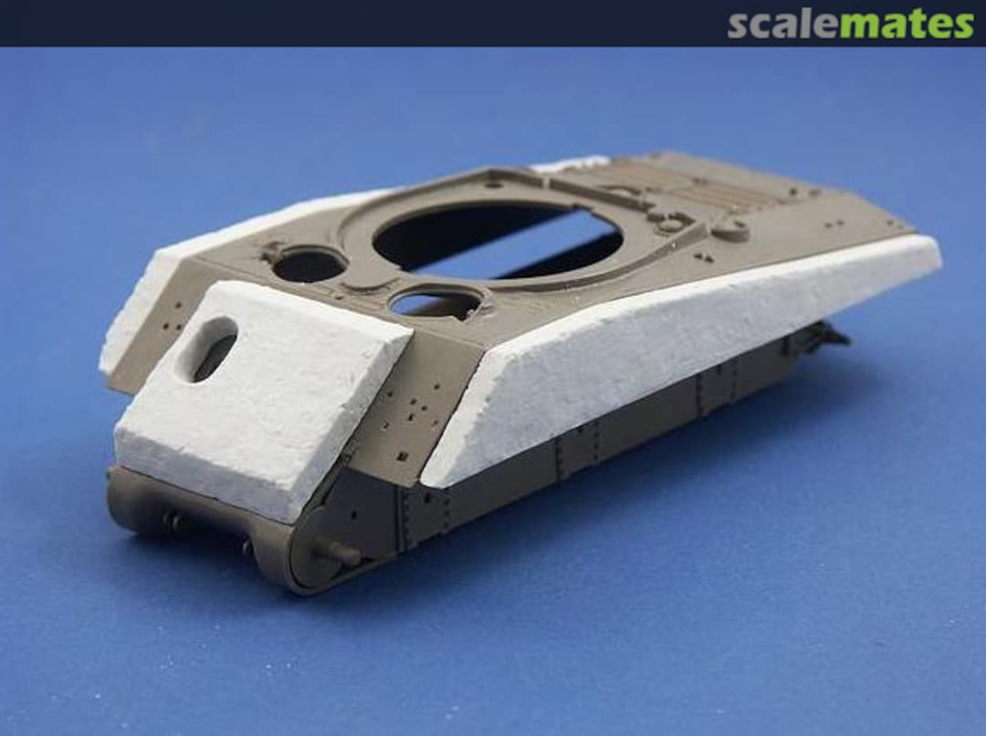 Boxart Concrete Armor for M4A3 Sherman Tanks R35-014 Armorscale Boxart Concrete Armor for M4A3 Sherman Tanks R35-014 Armorscale