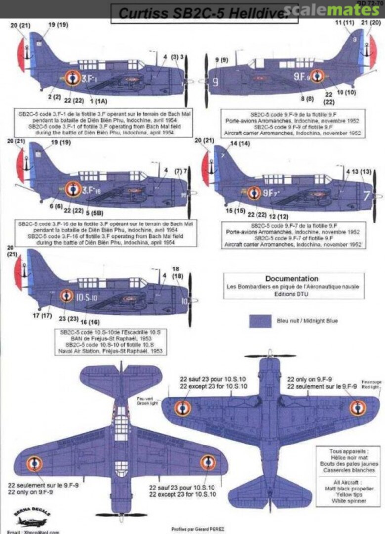Boxart Curtiss SB2C-5 Helldiver BD 72-70 Berna Decals Boxart Curtiss SB2C-5 Helldiver BD 72-70 Berna Decals