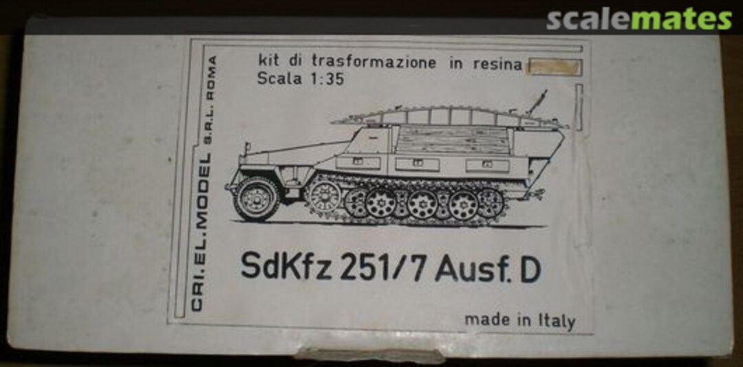 Boxart Sd.Kfz. 251/7 AUSF D Unknown CRIEL.MODEL