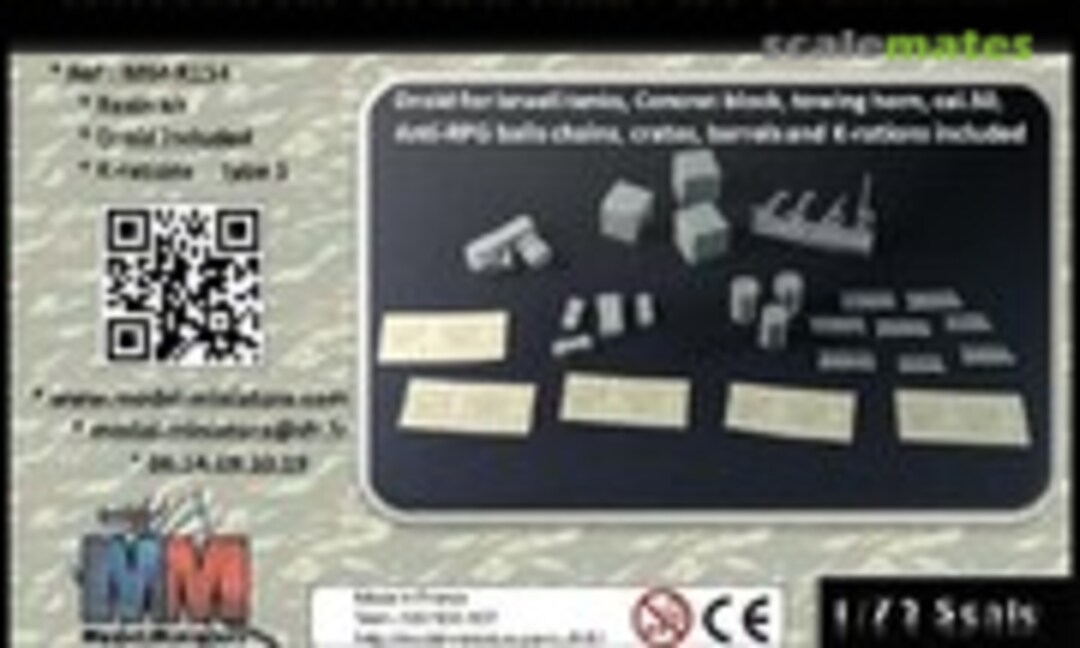 1:72 Material for Israeli tank / Set 1 with Droid (Model Miniature MM-R154) MM-R154