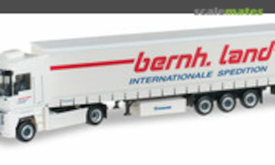 Renault Magnum Gardinenplanen Sattelzug &quot;Land&quot; (Herpa 919678)