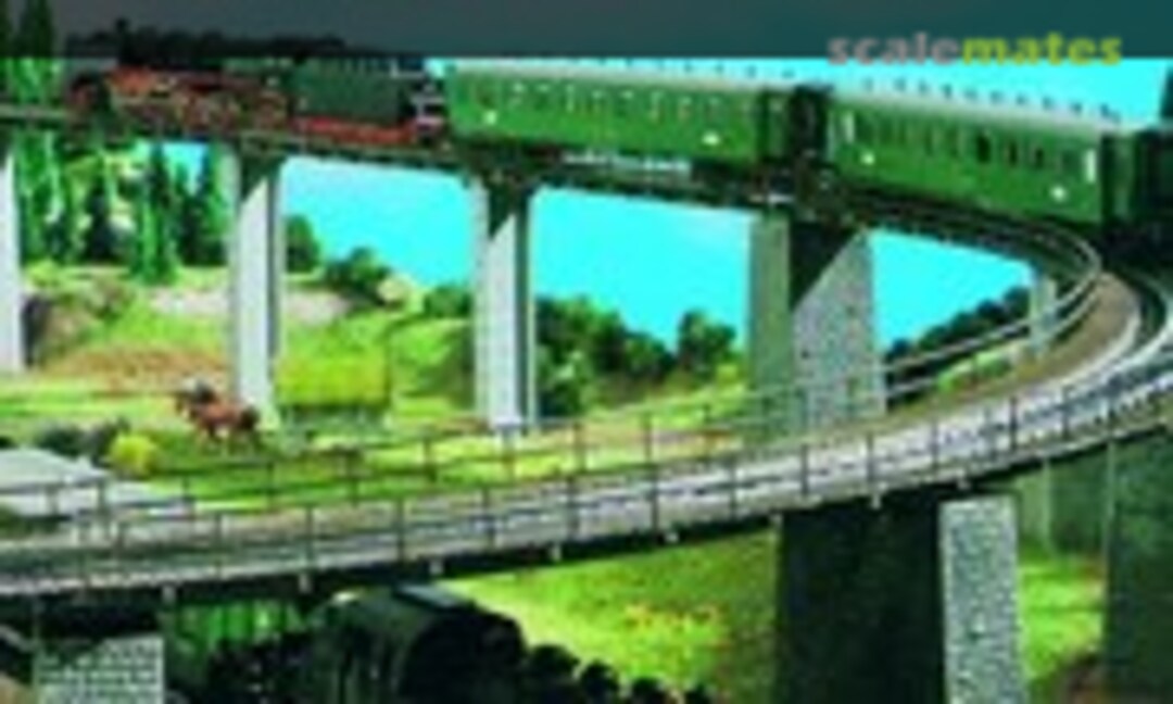 Top Section PK (5) (just below bridge ramp) (Vollmer 44006)