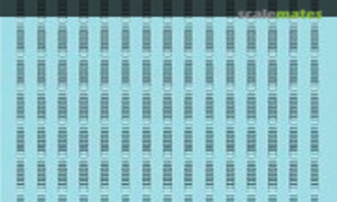 1:87 Surface Details: HO 6" (152mm) Louvers pre-1950s & Others (Archer AR88039) AR88039