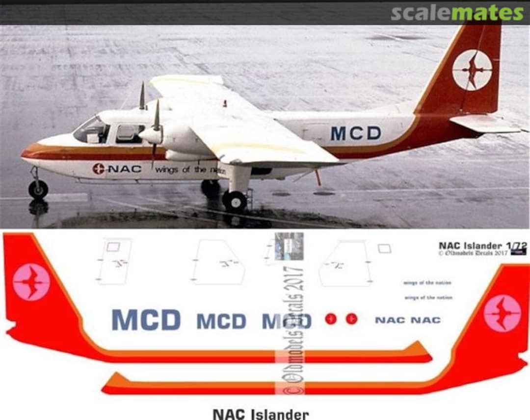 Boxart Islander - NAC OMD0484 Oldmodels Decals Boxart Islander - NAC OMD0484 Oldmodels Decals
