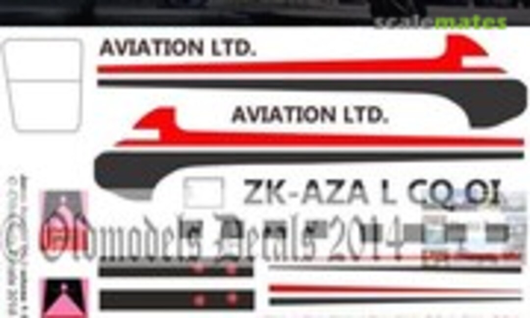 1:48 James Aviation DC-3 late scheme (Oldmodels Decals OMD0313) OMD0313