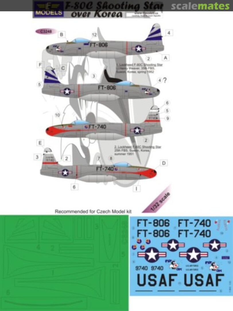 Boxart F-80C Shooting Star C3248 LF Models Boxart F-80C Shooting Star C3248 LF Models