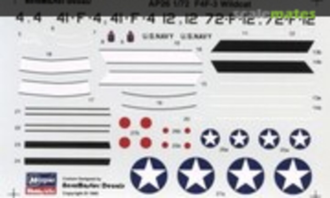 1:72 F4F-3 Wildcat (AeroMaster AP26) AP26