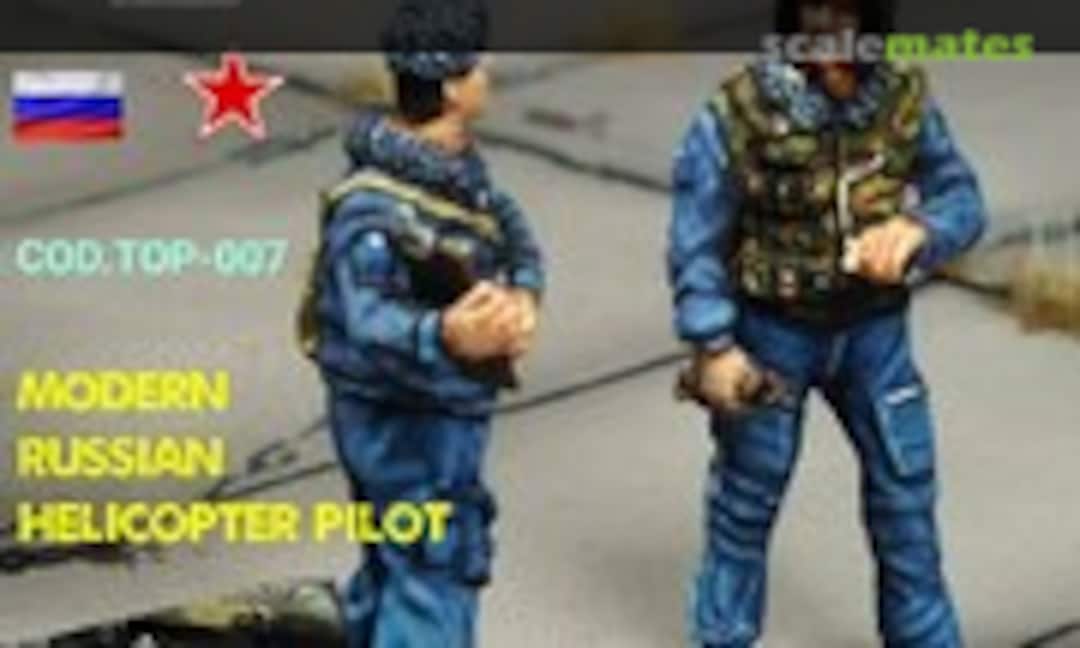 1:72 Modern Russian Helicopter Pilot (Top-72 Top-007) Top-007
