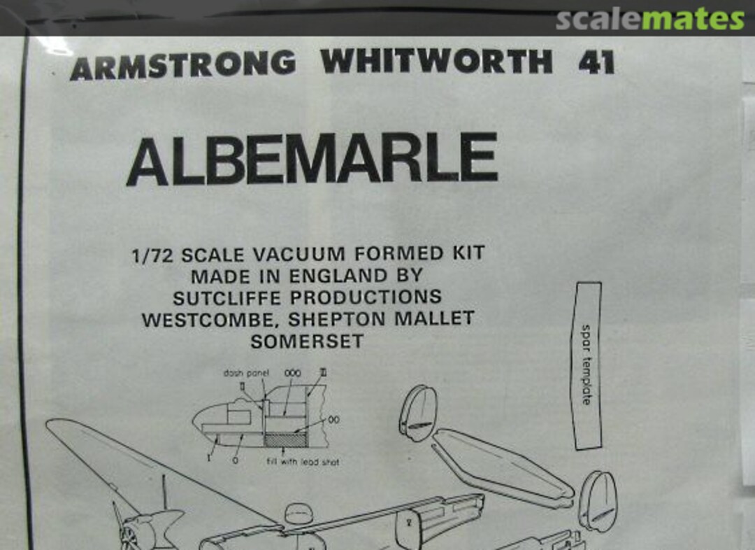Boxart Armstrong Whitworth 41 Albemarle Contrail Boxart Armstrong Whitworth 41 Albemarle Contrail