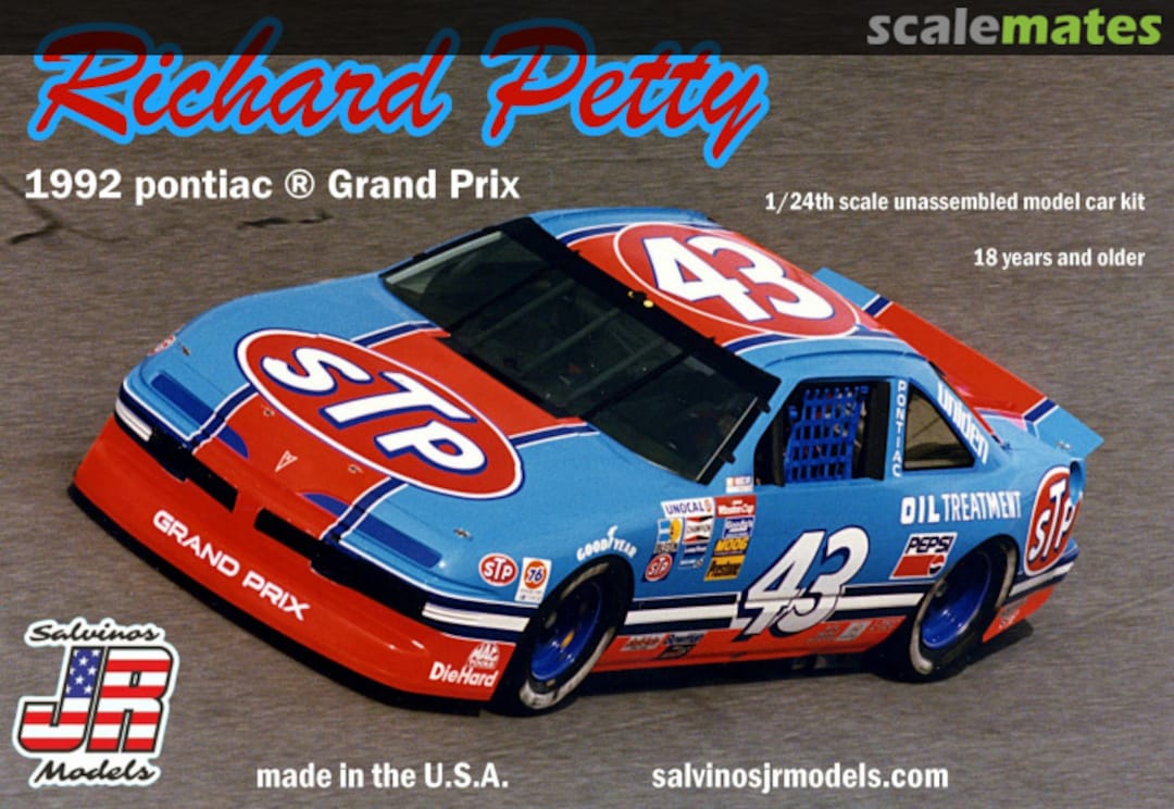 Boxart 1992 Pontiac Grand Prix RPGP1992A Salvinos JR Models Boxart 1992 Pontiac Grand Prix RPGP1992A Salvinos JR Models