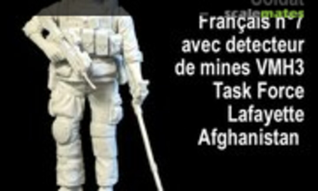 1:35 Soldat Français n°7 avec détecteur de mines VMH3 Task Force Lafayette Afghanistan (Blast Models BL35171F) BL35171F