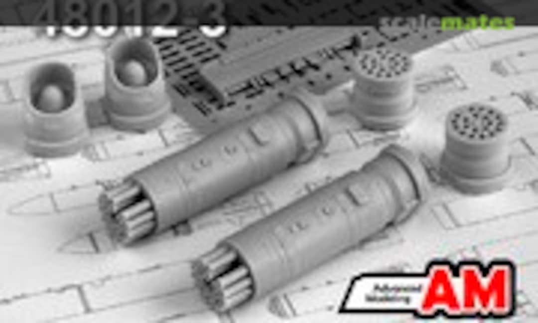 1:48 B-8V20 80mm rocket launcher (Advanced Modeling AMC 48012-3) AMC 48012-3