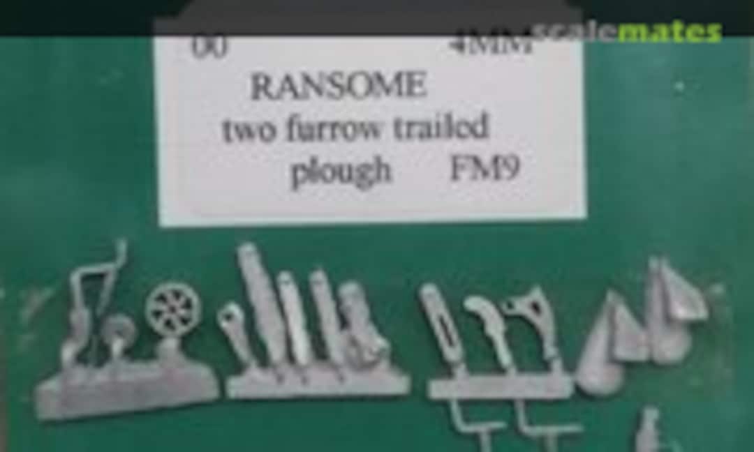 1:76 Two furrow trailed plough (Springside Models FM9) FM9