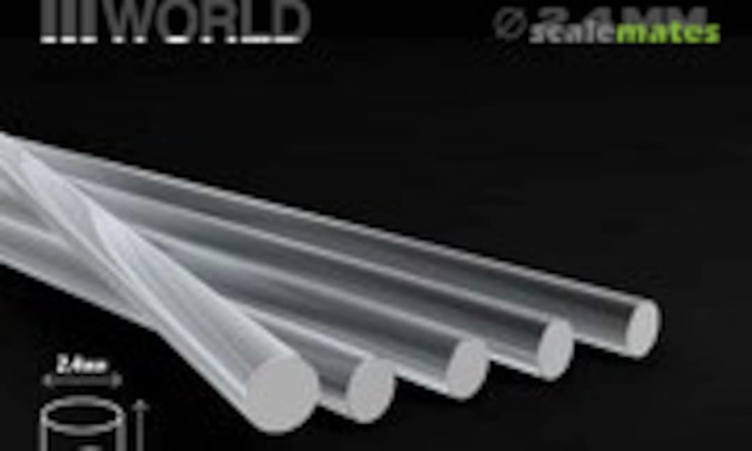 No Acrylic Clear Rods 2.4 mm (Green Stuff World 8436554367559ES) 8436554367559ES