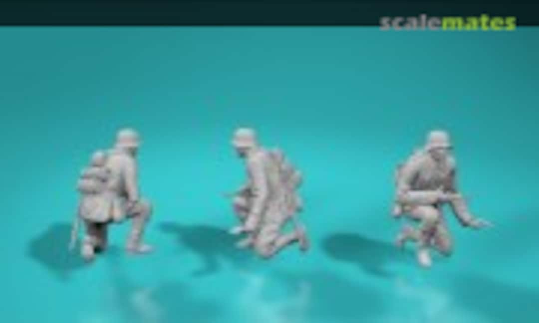 1:35 German WWII soldier - on the boat - version 3 (EMP3d 99200206-35) 99200206-35