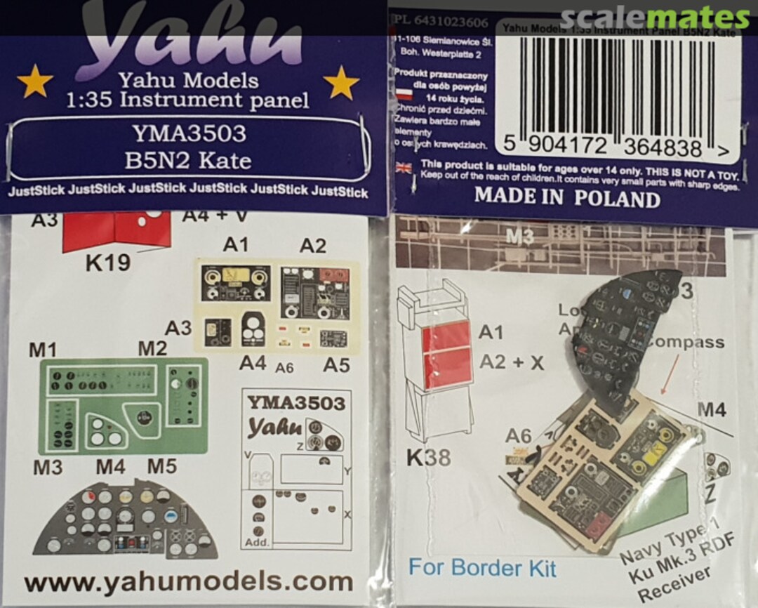 Boxart B5N2 Kate YMA3503 Yahu Models Boxart B5N2 Kate YMA3503 Yahu Models