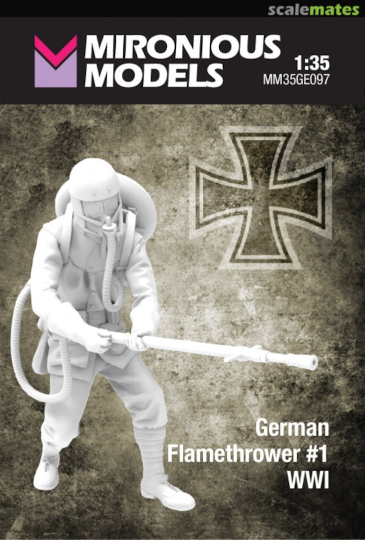 Boxart WWI German Flamethrower #1 MM35GE097 Mironious Models Boxart WWI German Flamethrower #1 MM35GE097 Mironious Models